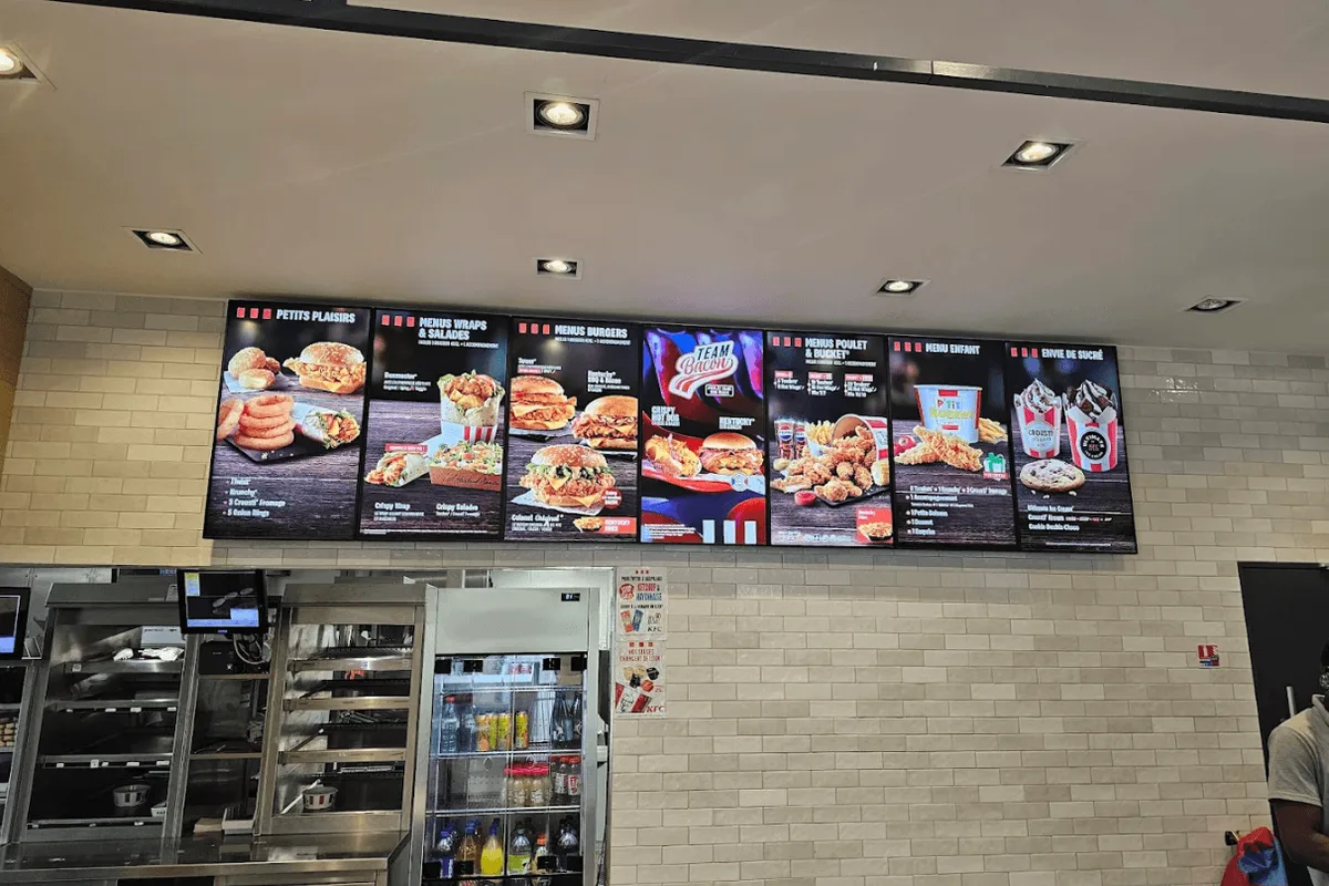 Menu boards